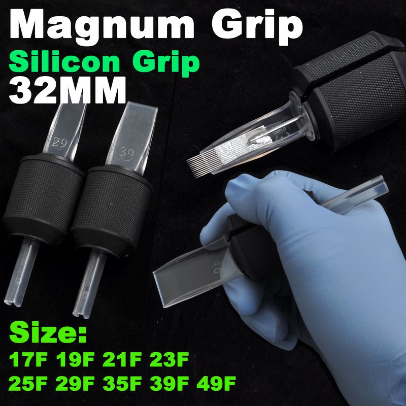 New Silicon Tattoo Magnum Grip Soft 32MM