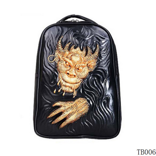 Unique Monster Tattoo Bag Gold