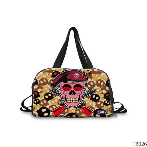 Tattoo Collection Skull Tote Bag Dark Red