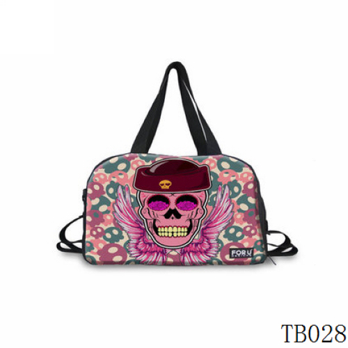 Tattoo Collection Skull Tote Bag Pink
