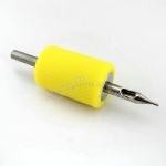 Yellow Soft Silicone Tattoo Grip Cover