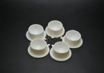 New White Pasted Disposable Tattoo Ink Cup