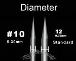 #10 Round Shader tattoo needles