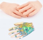 Fake Skin Practice Soft Tattoo Hand