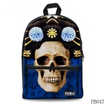 Skull Tattoo Bag For Artist Dark Blue