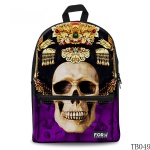 Skull Tattoo Bag For Artist Purple