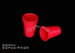 Red Tattoo Disposable Rinse Cup